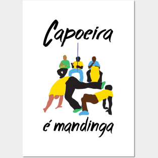 capoeira é mandinga Posters and Art